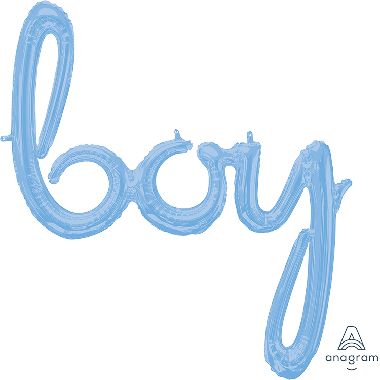 CI: Script Phrase boy Pastel Blue G40