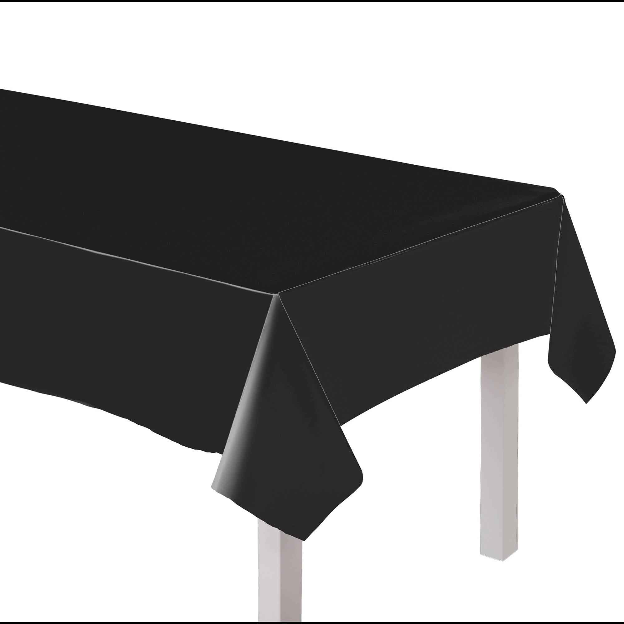 Paper Tablecover Jet Black 137cm x 274cm