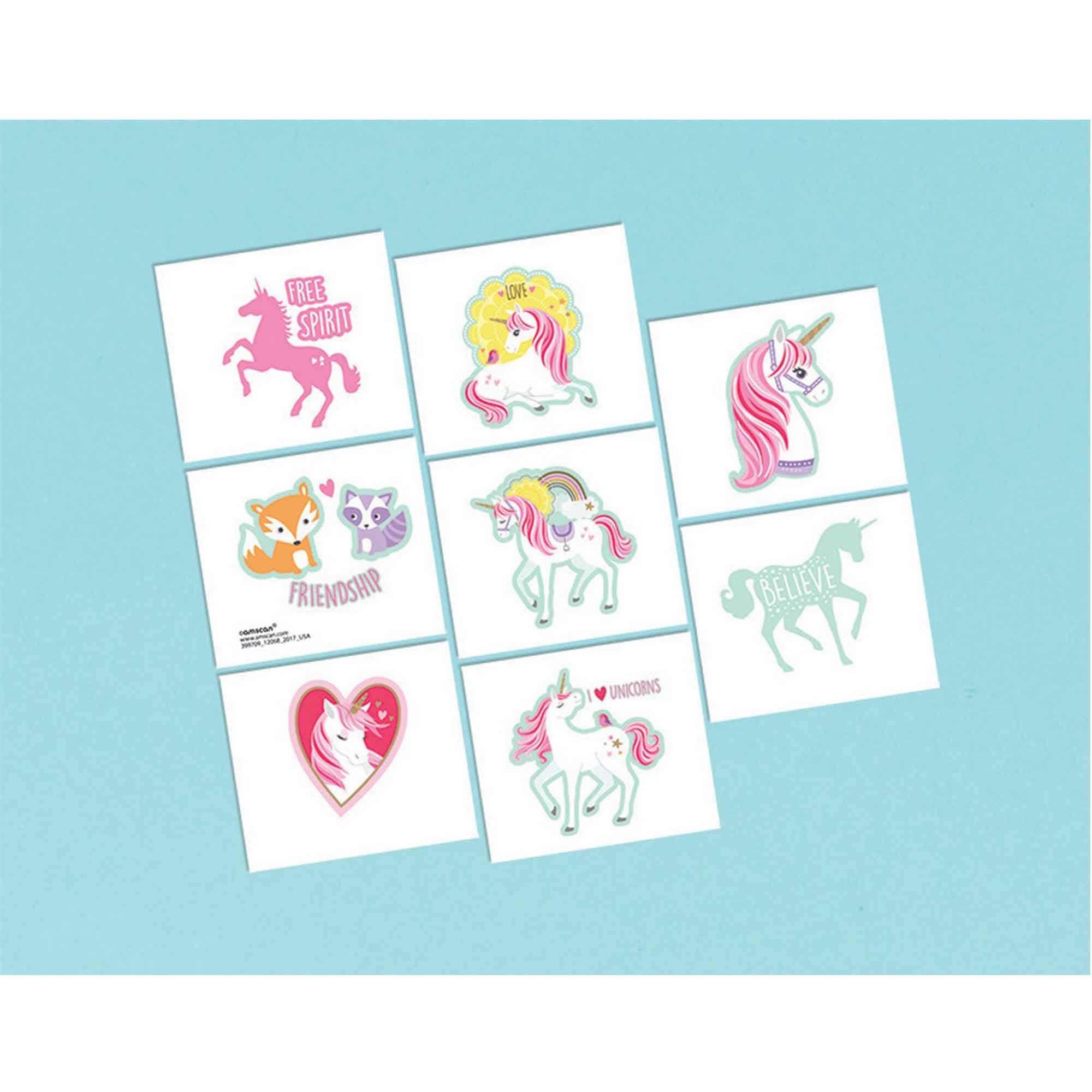 Magical Unicorn Tattoo Favors
