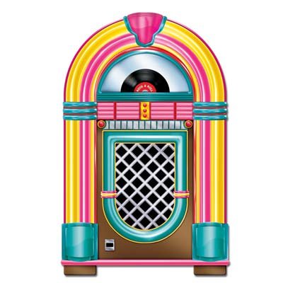 Beistle Rock & Roll Neon Jukebox Cutout