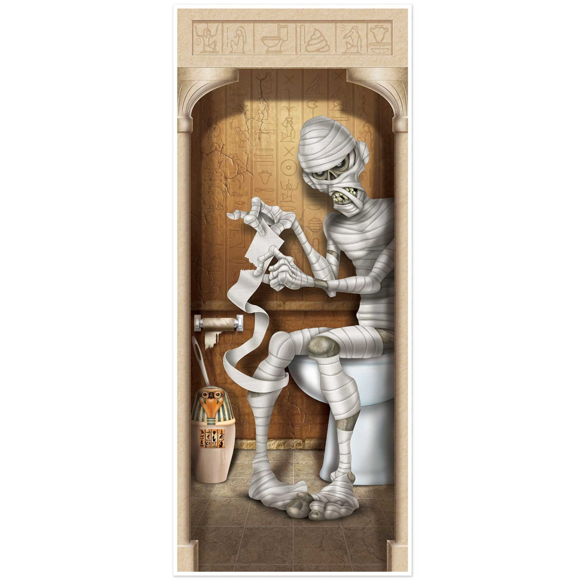 Beistle Mummy Restroom Door Cover