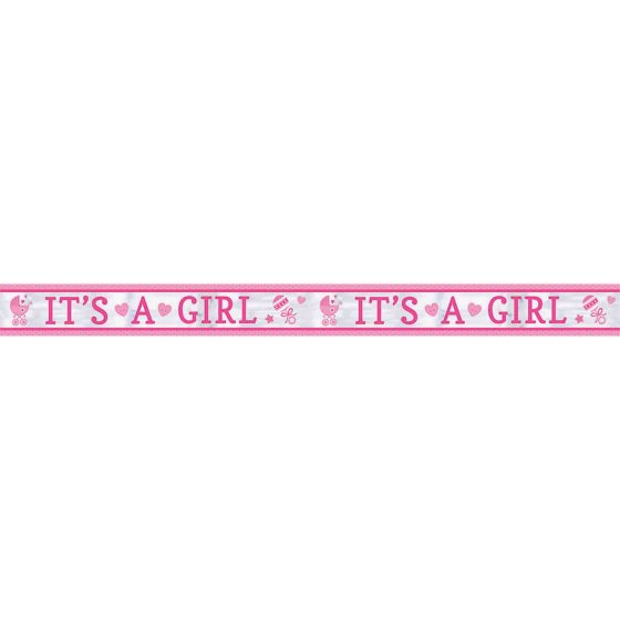 Baby Girl Banner - Foil