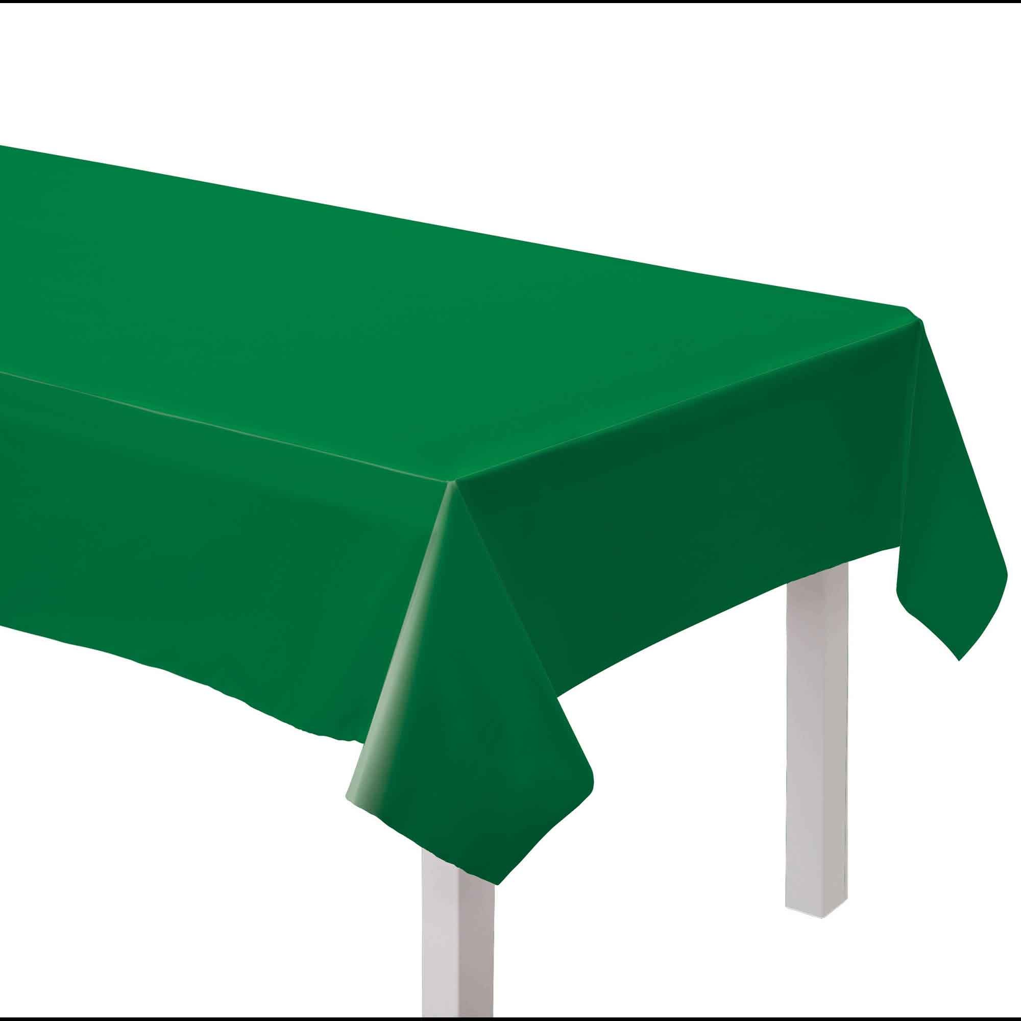 Paper Tablecover Festive Green 137cm x 274cm