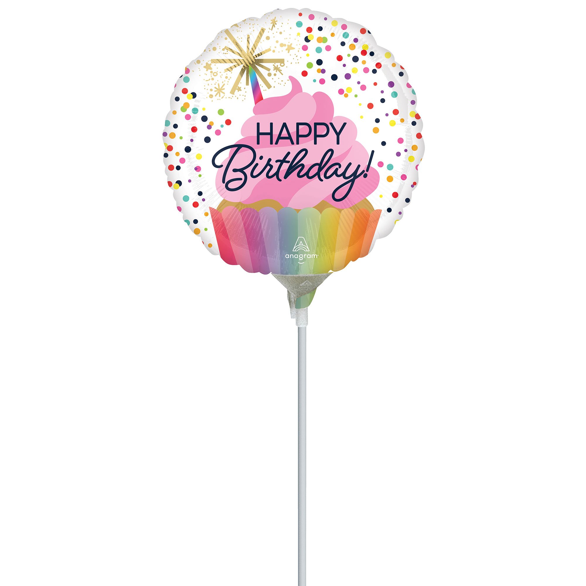 22cm Inflated Confetti Sprinkle Birthday A15