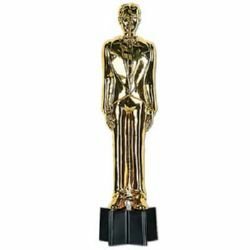 Beistle Awards Night Male Statuette Trophy Decoration