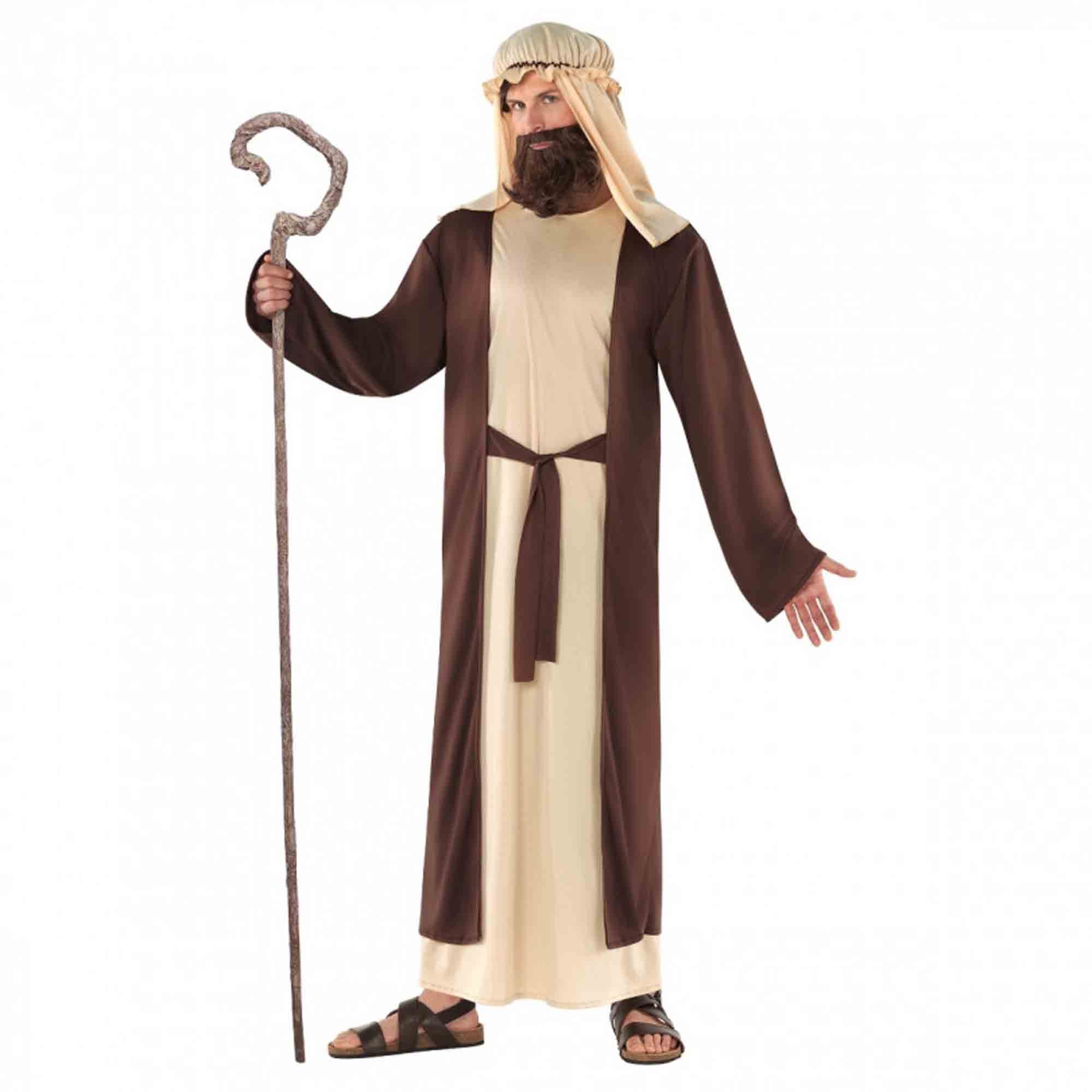 Costume Nativity Joseph Brown Men's Size Medium