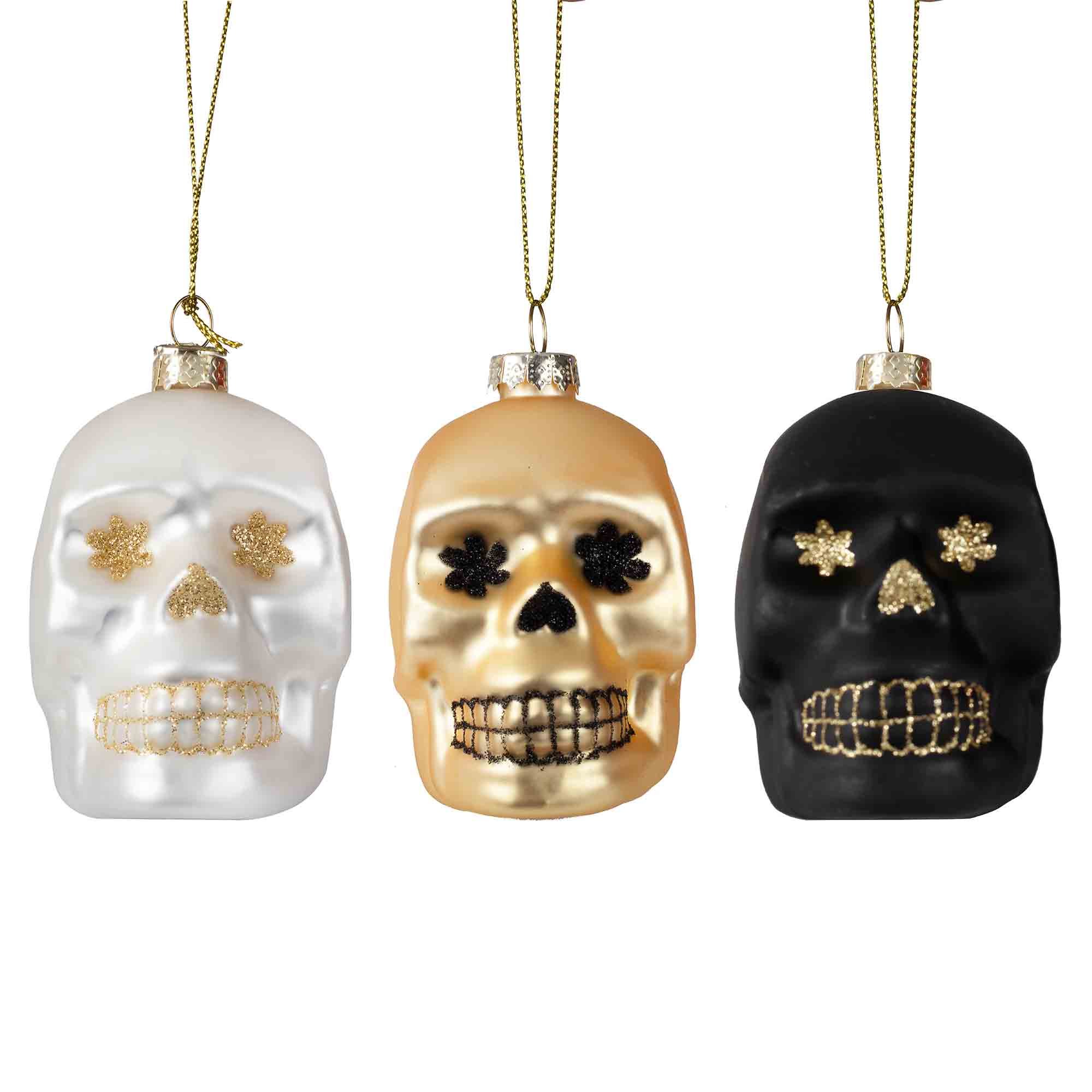 Deadly Soiree Skull Tree Decorations