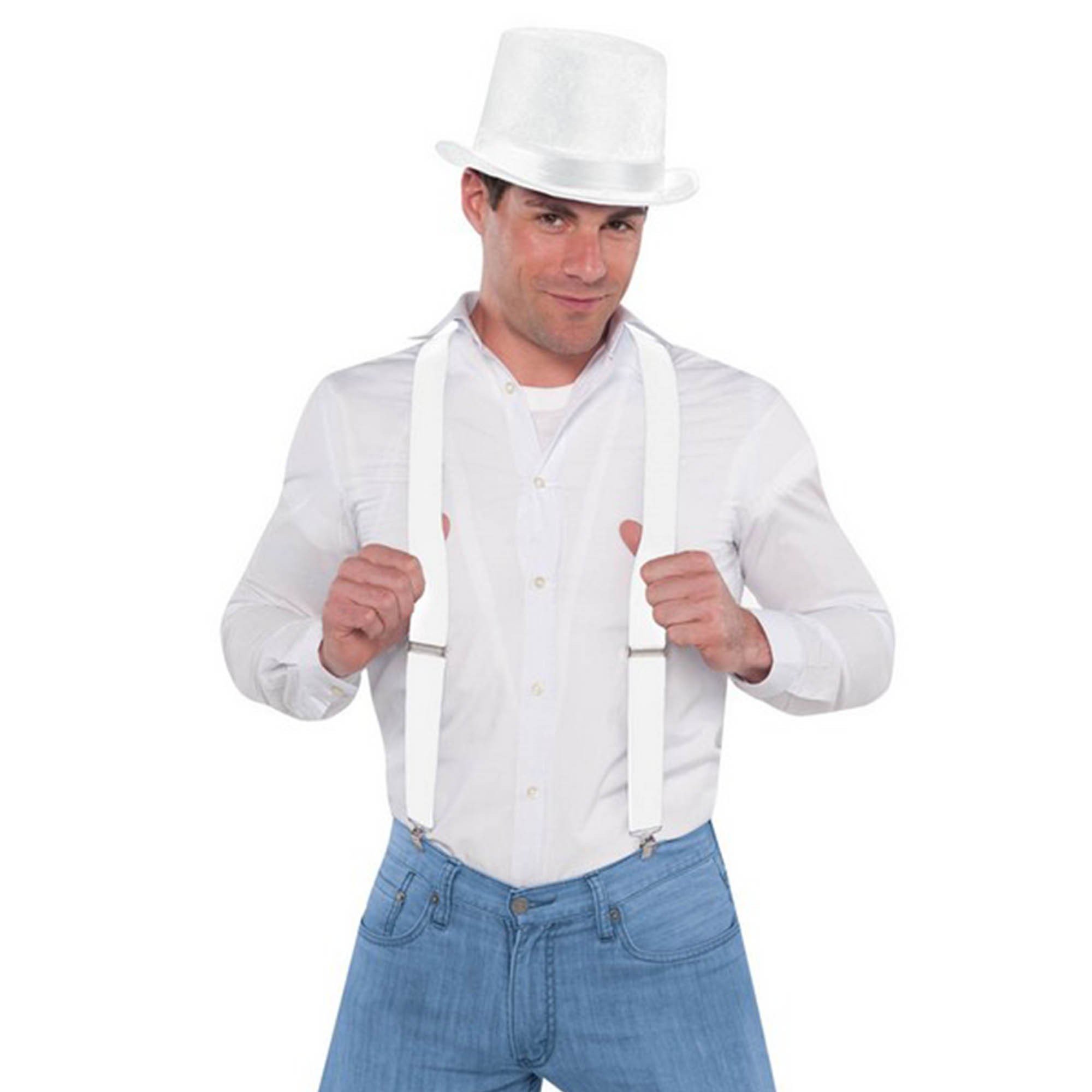 Suspenders - White