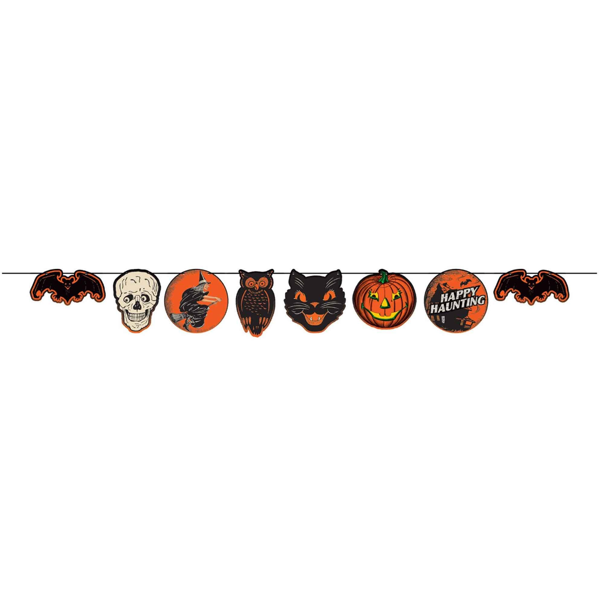 Beistle Vintage Halloween Haunting Banner