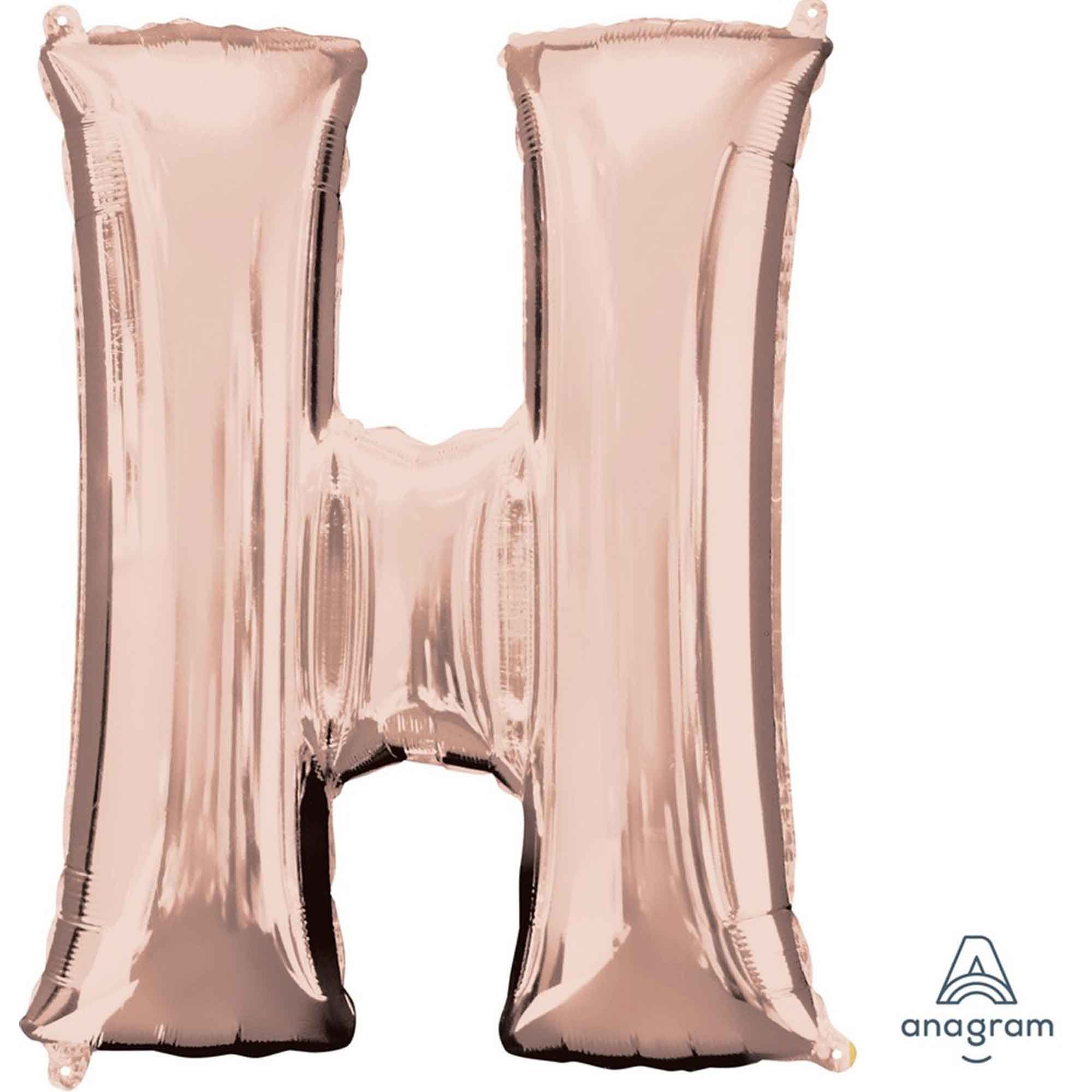 SuperShape Letter H Rose Gold L34