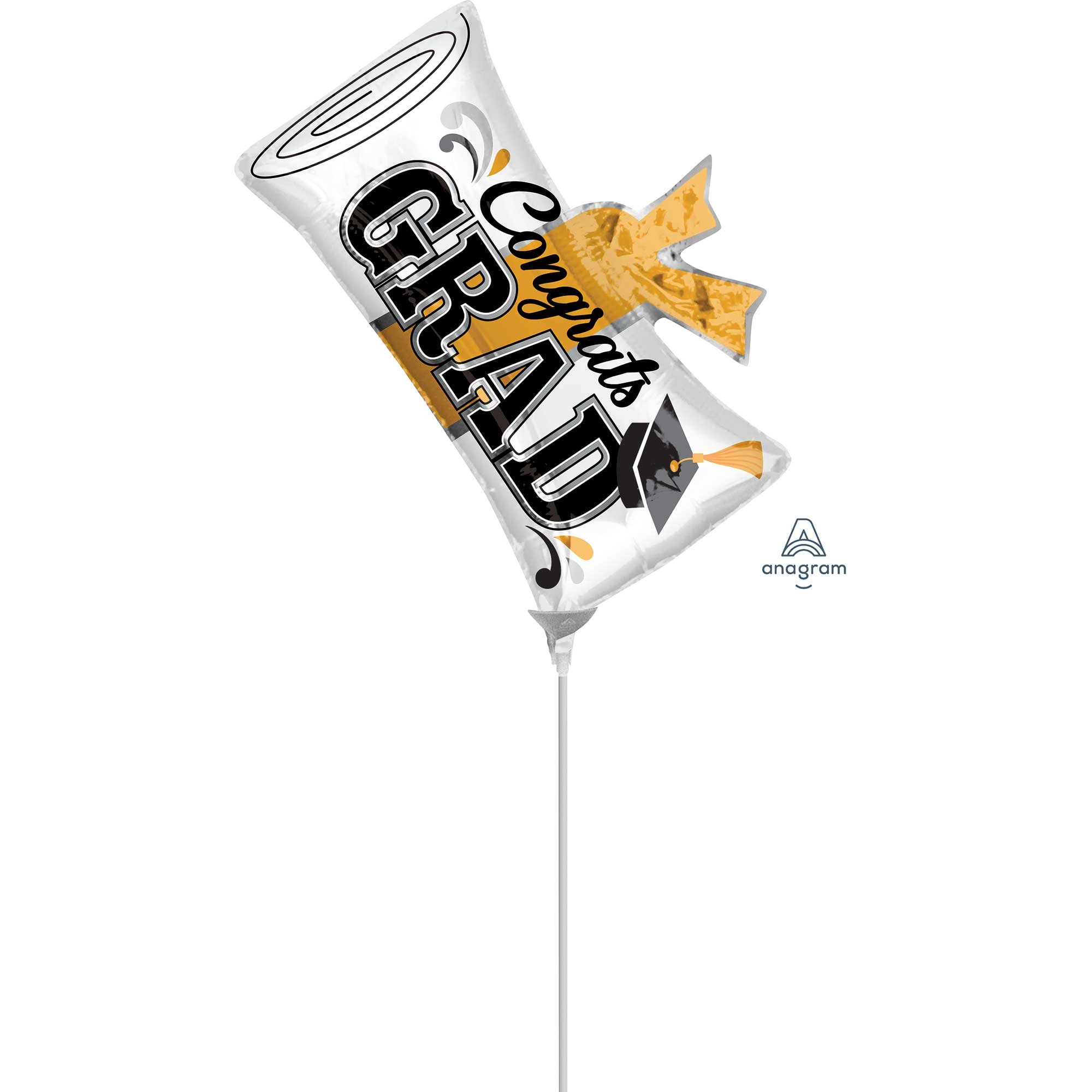 Mini Shape Congrats Grad Diploma A30