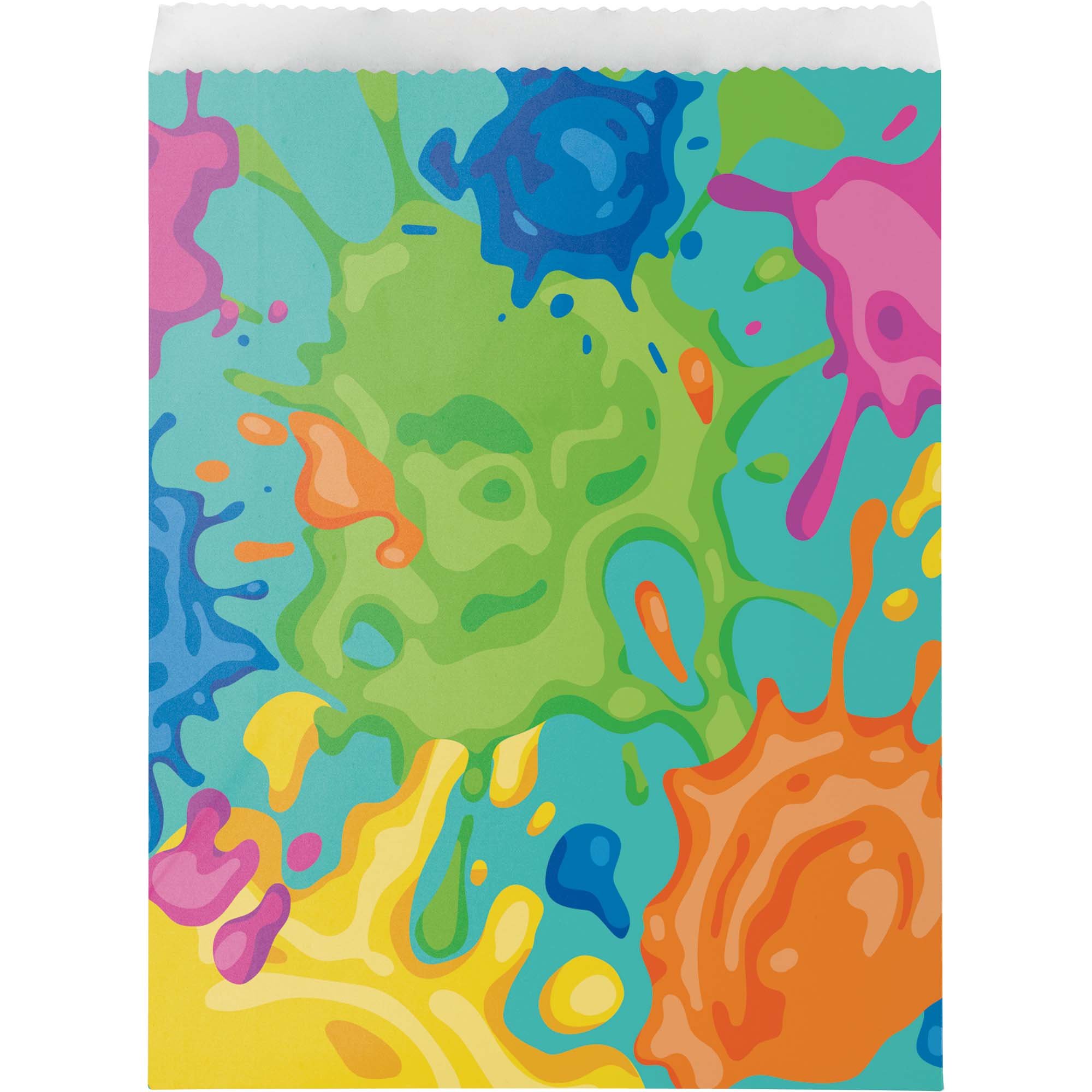 Paint Splatter Treat Bag