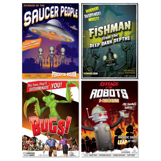 Beistle 50's B-Movie Drive-In Poster Cutout