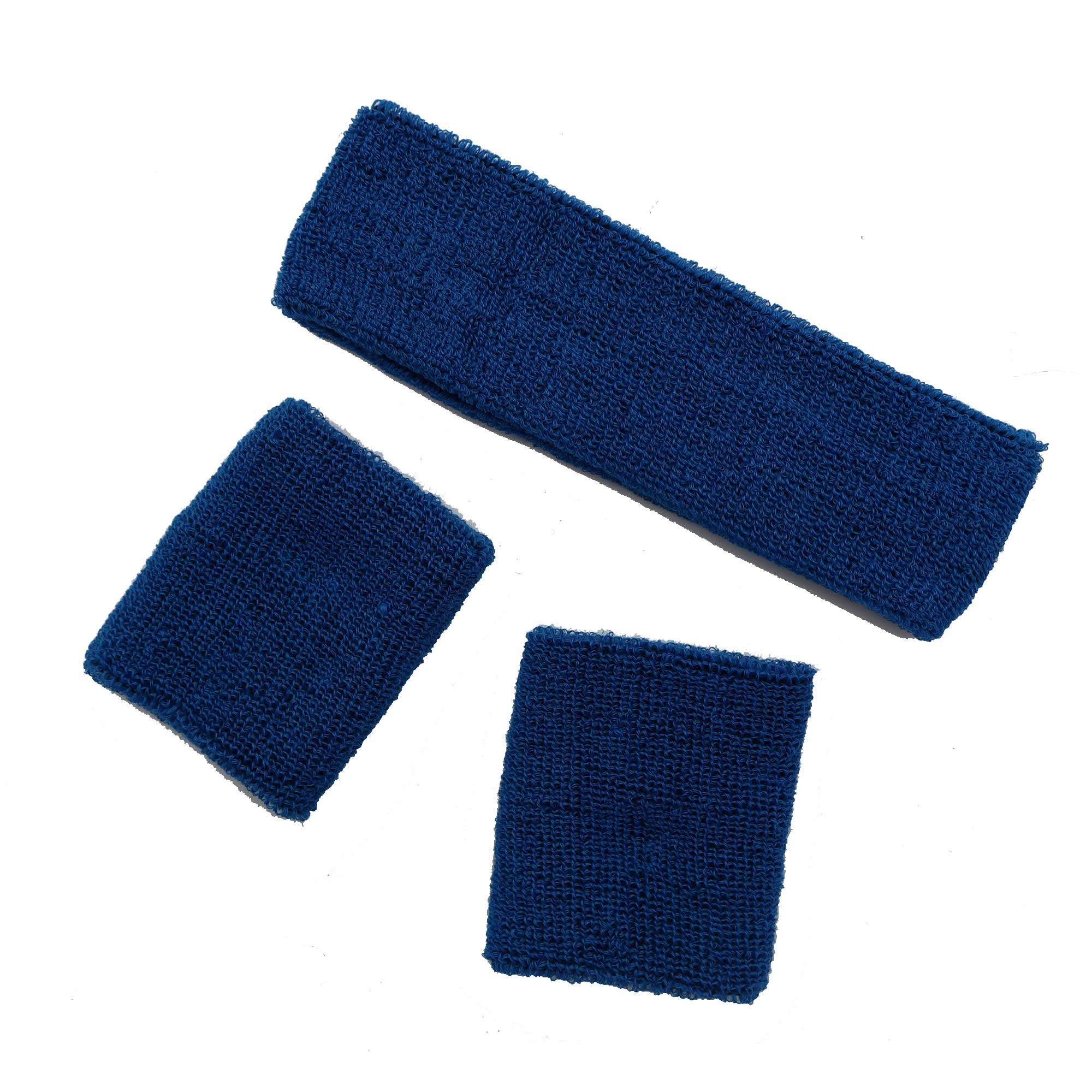 Team Spirit Sweatband Set Blue 14+