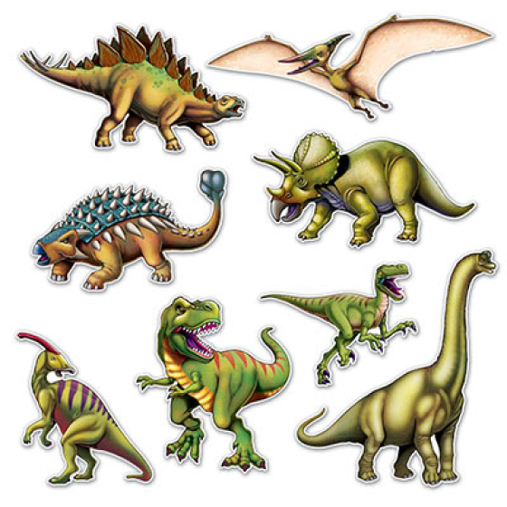 Beistle Dinosaurs Cutouts
