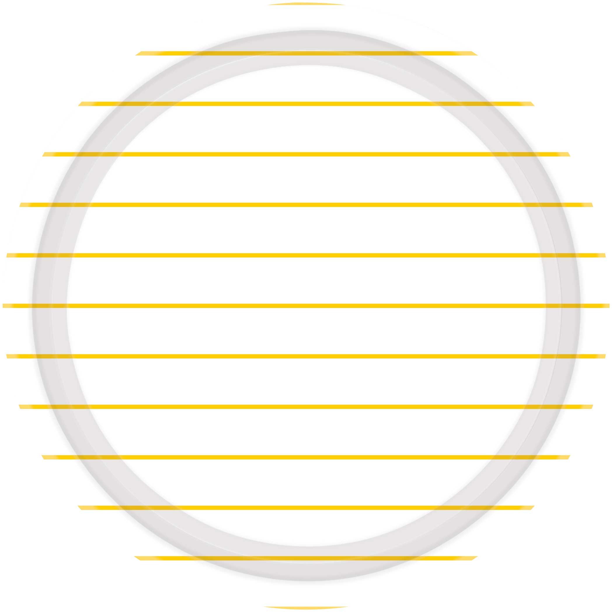 Stripes Paper Plates 23cm Round 8CT - Sunshine Yellow NPC