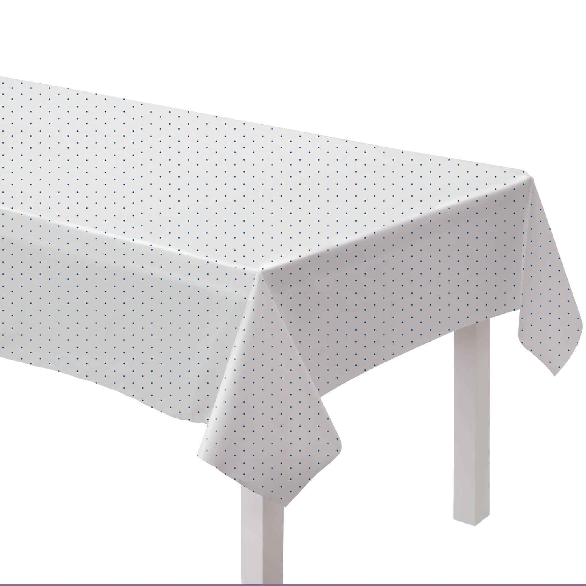 Dot Paper Tablecover Bright Royal Blue 137cm x 274cm