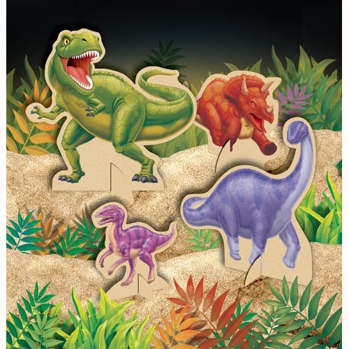 Dino Blast Centrepiece Stand-Up Cutouts 29cm x 22cm