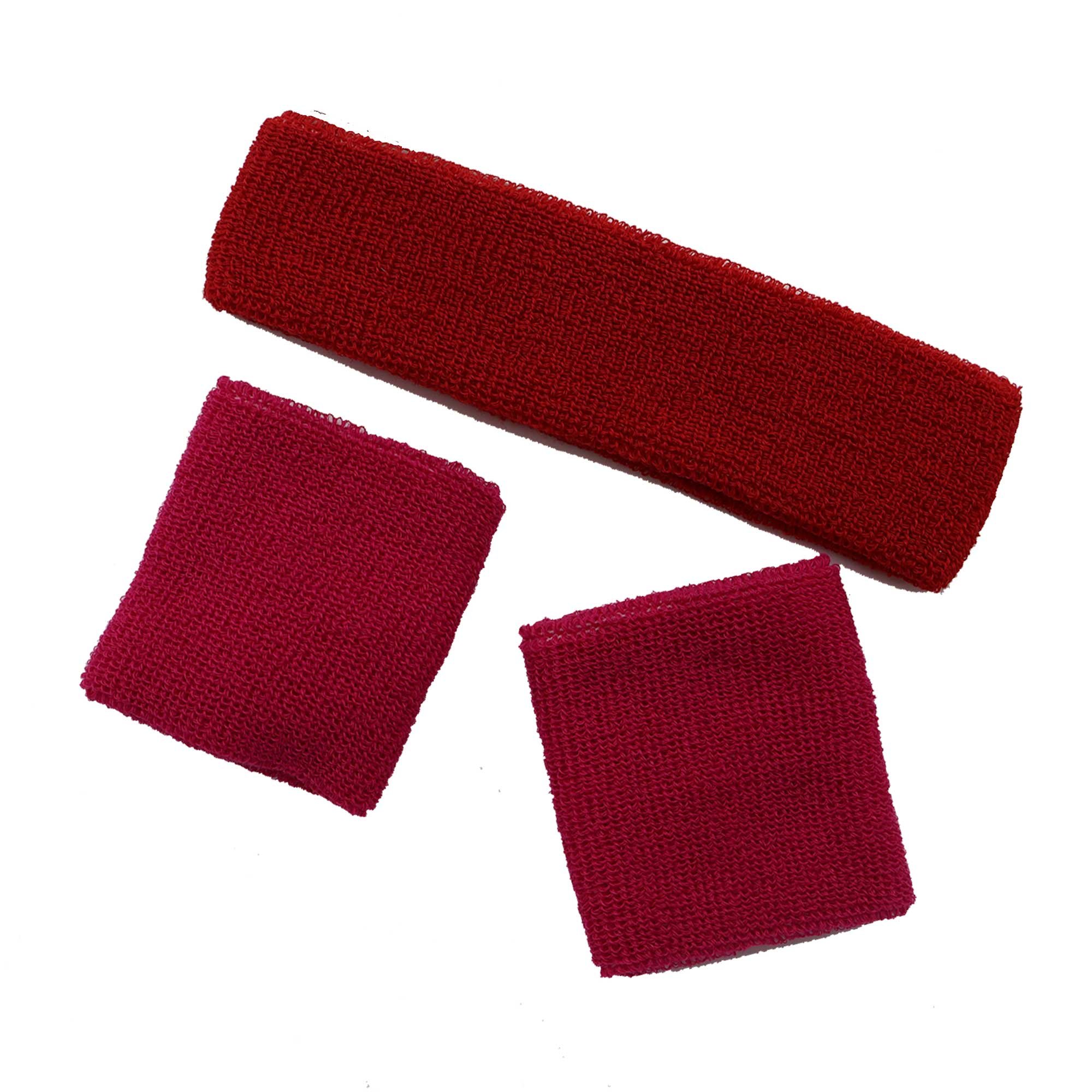 Team Spirit Sweatband Set Pink 14+
