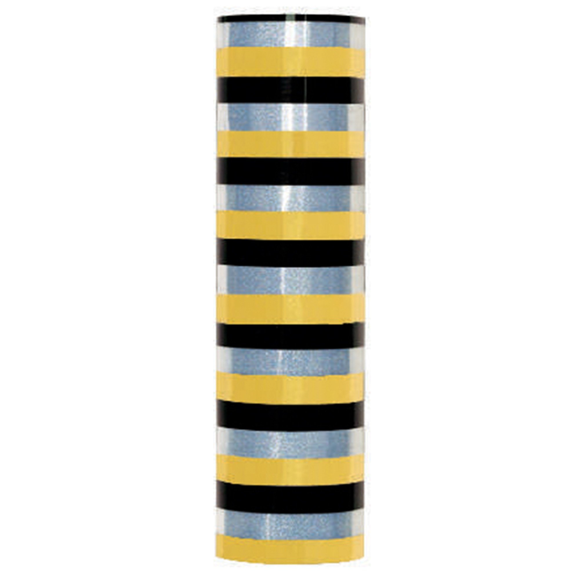 Serpentines Foil Throws Black, Silver & Gold