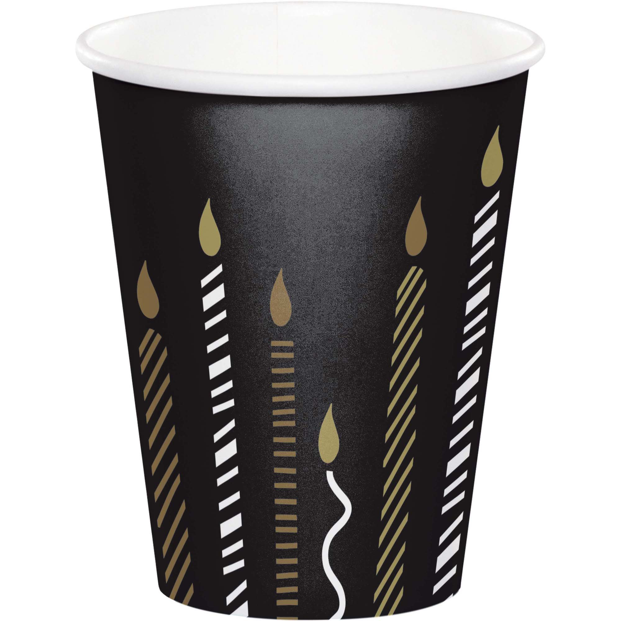 Golden Wishes 266ml Paper Cups