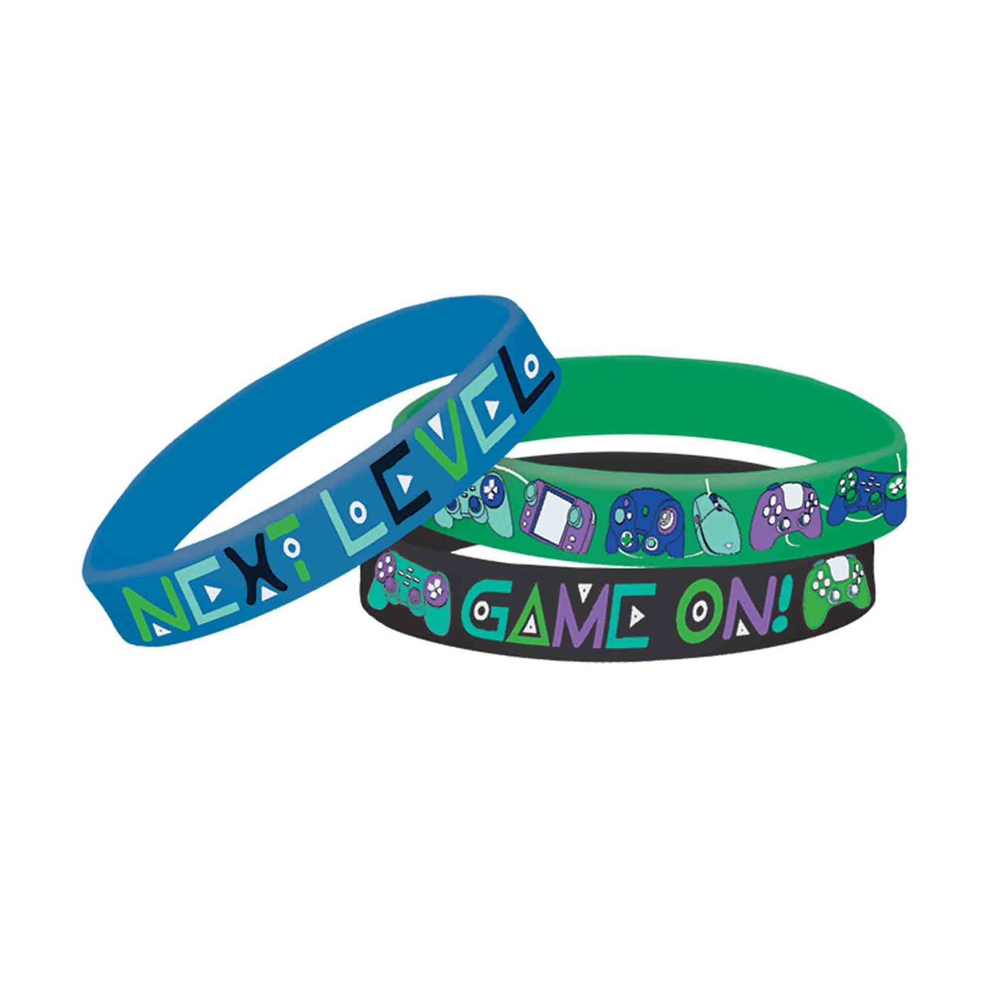 Game On Rubber Bracelet