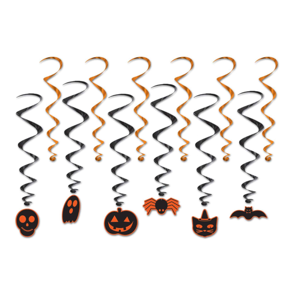 Beistle Halloween Whirls