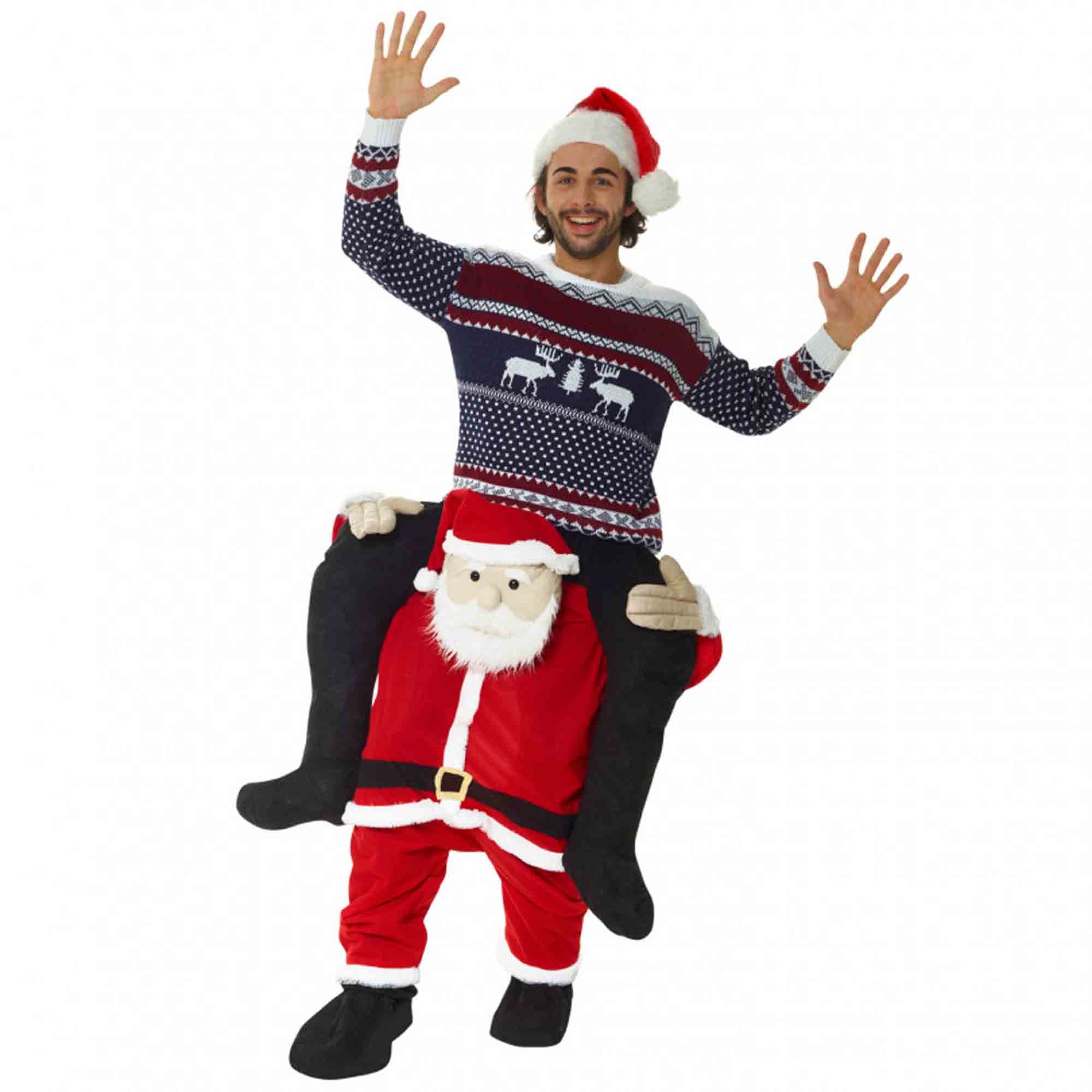Costume Santa Piggyback Adult Standard