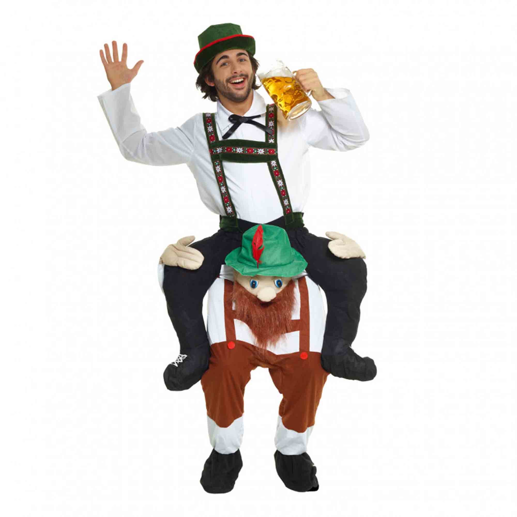 Costume Bavarian Man Piggyback Adult Standard Size