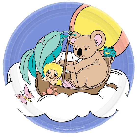 May Gibbs 23cm Round Paper Plates NPC