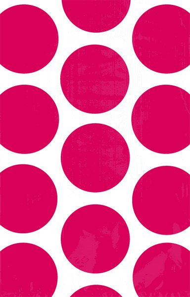 Paper Bag Polka Dot Apple Red