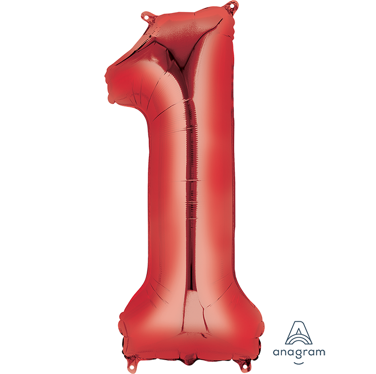 SuperShape Red Numeral 1.  L34