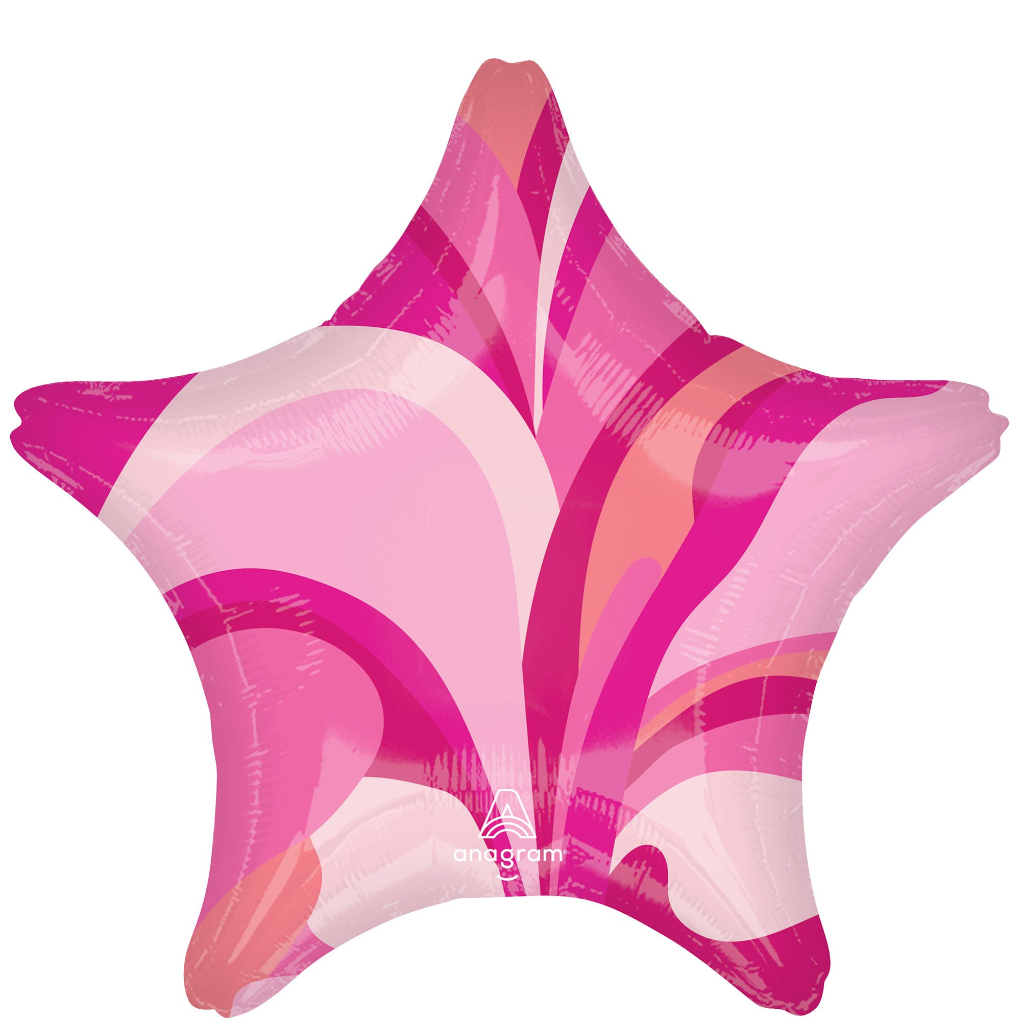 45cm Standard Star XL Pink Macro Marble S18