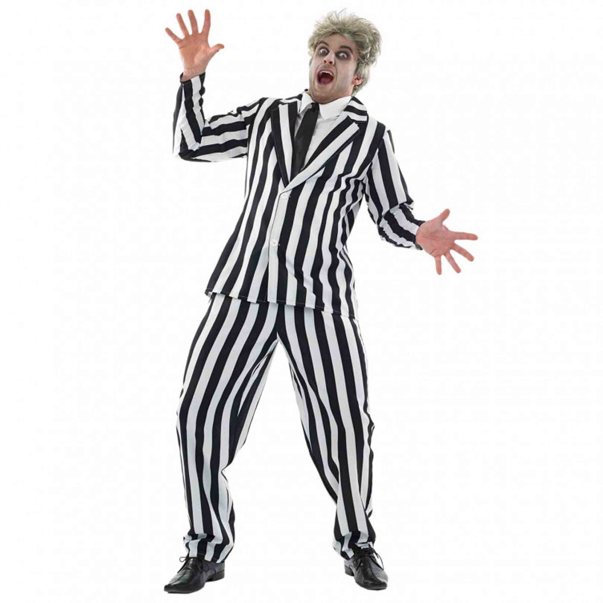 Costume Black & White Suit Adult X-Large