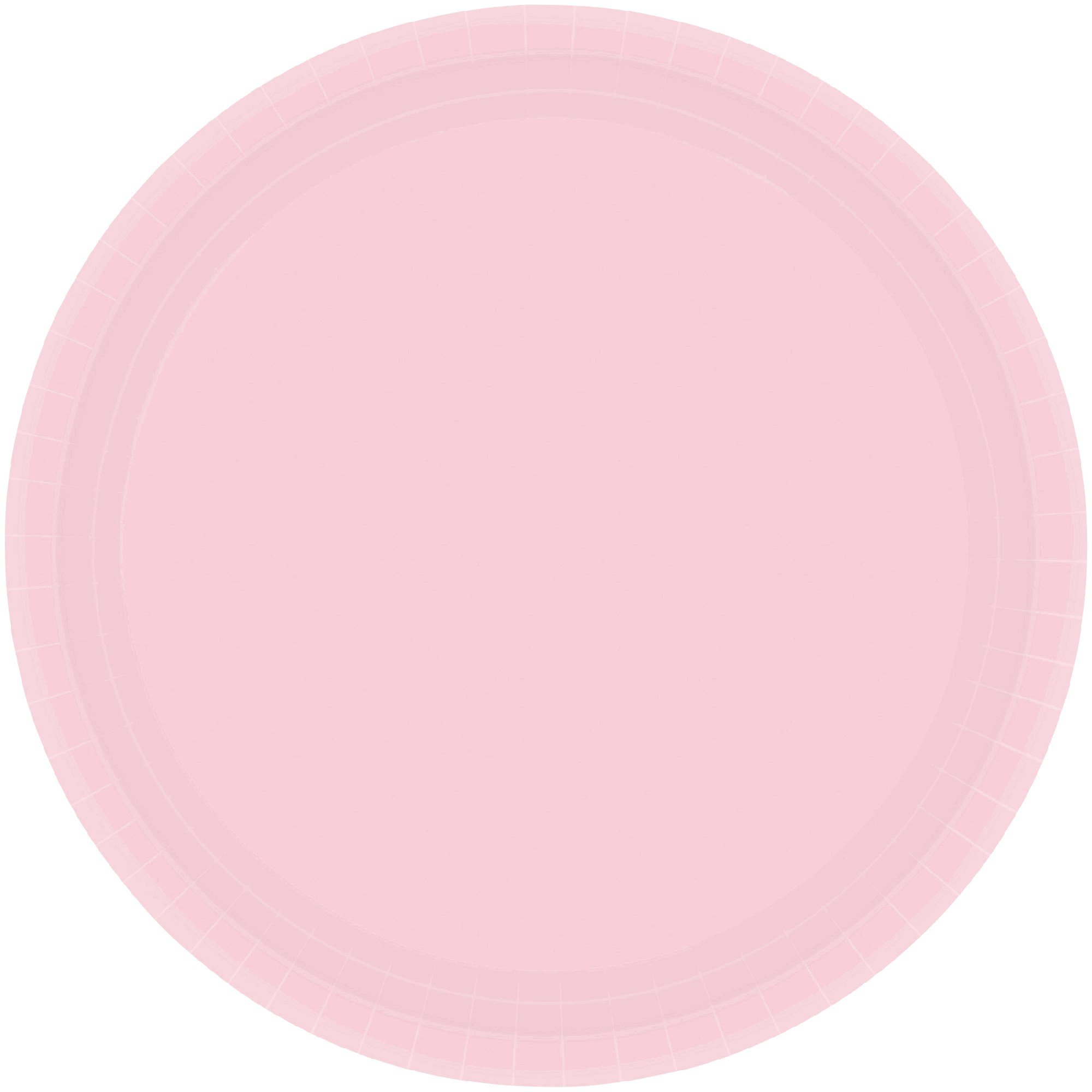 Paper Plates 23cm Round 20CT Blush Pink