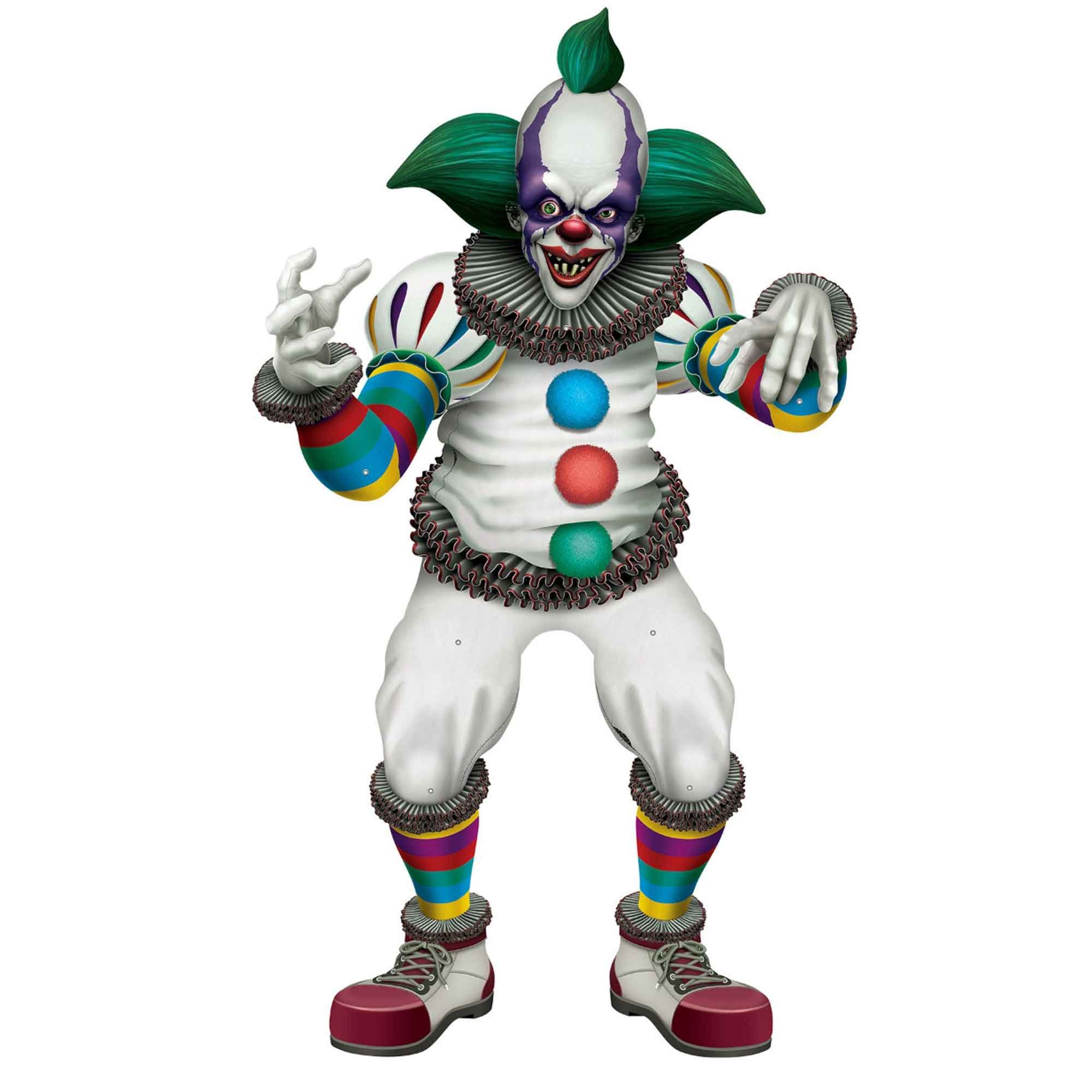 Beistle Jointed Creepy Clown