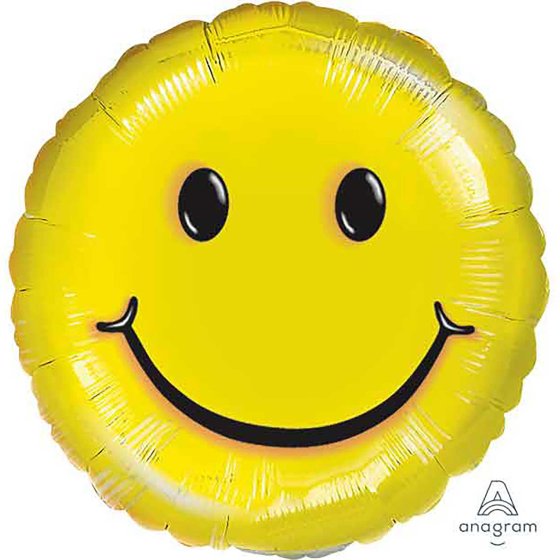 10cm Smile Face Yellow A10