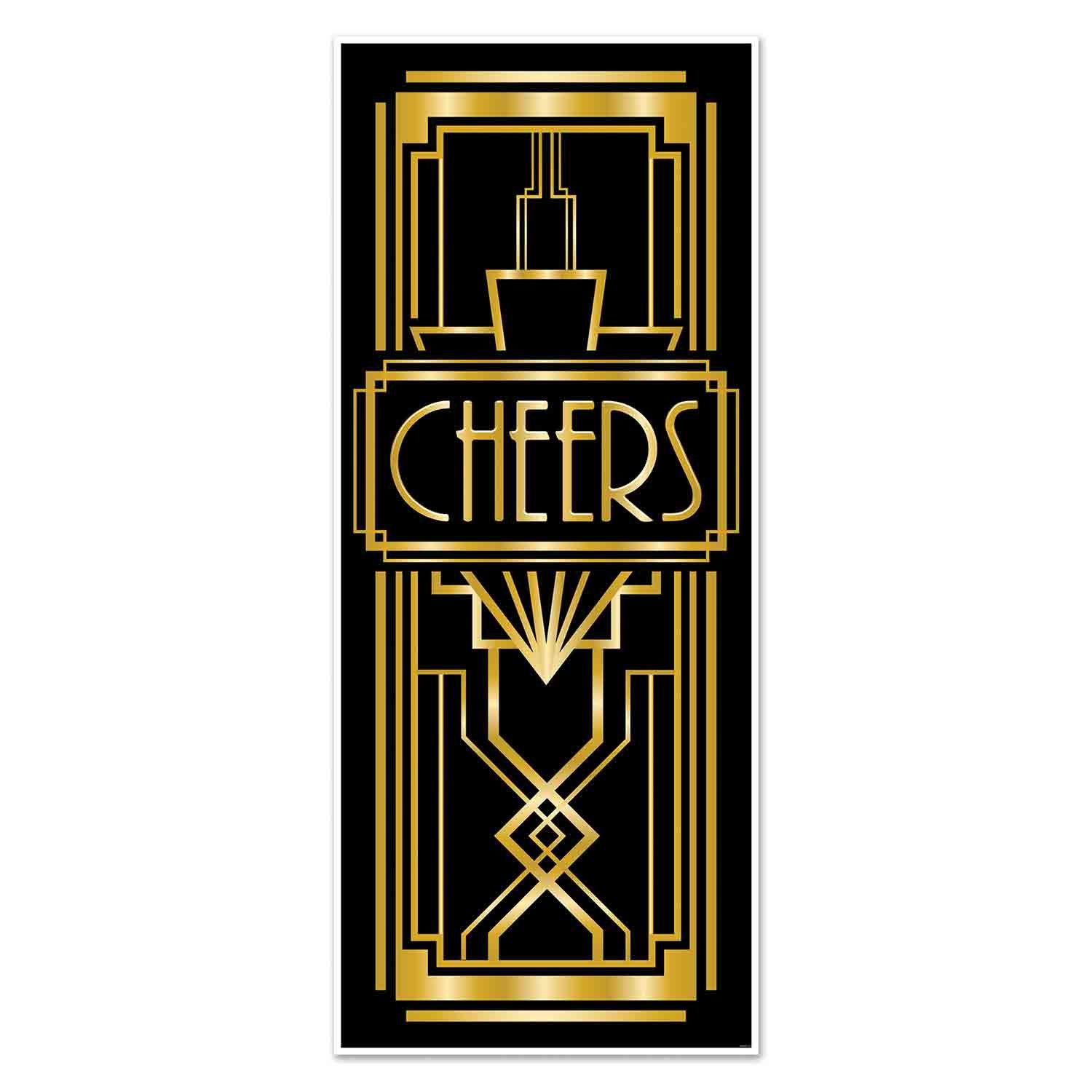 Beistle Great 20's Cheers Door Cover