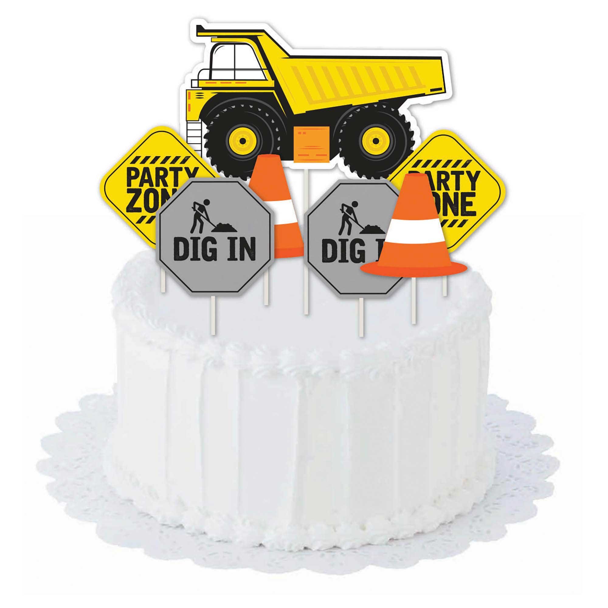 Construction Cake Decorating Kit