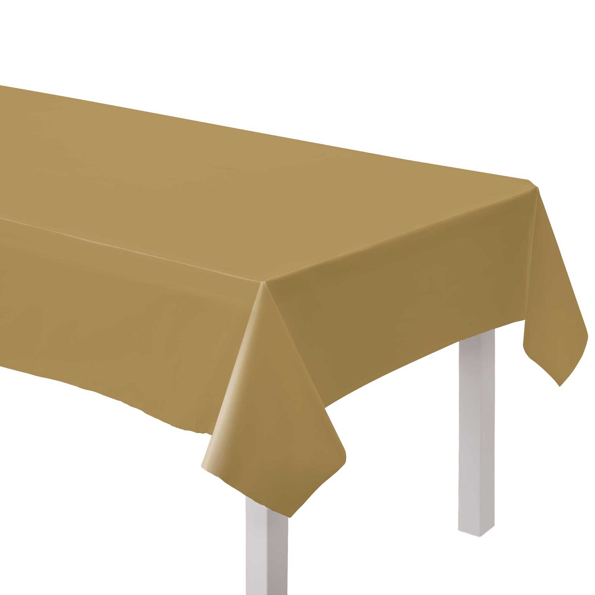 Paper Tablecover Gold 137cm x 274cm