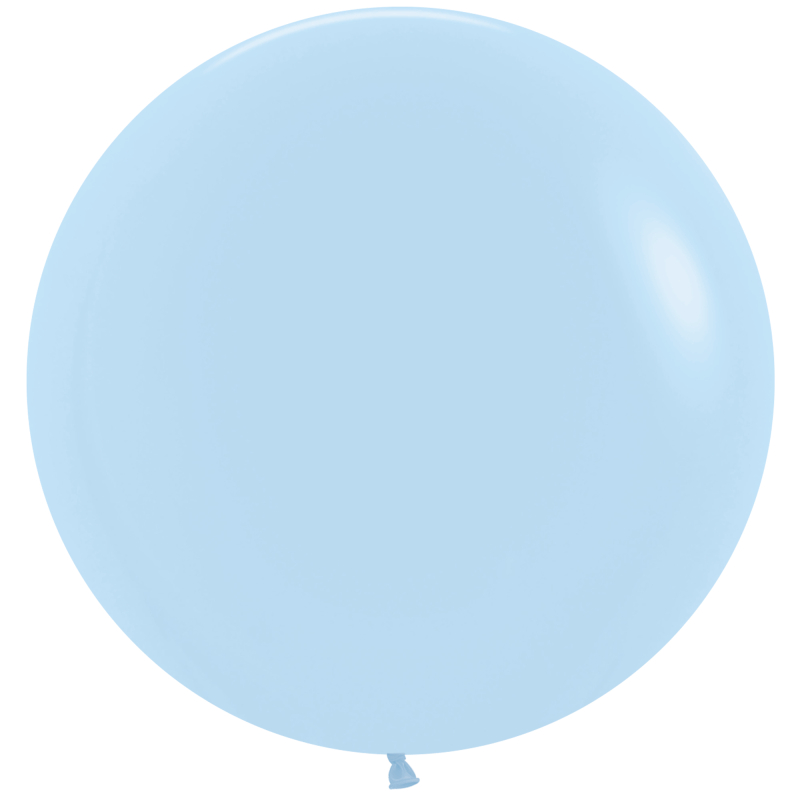 Sempertex 60cm Pastel Matte Blue Latex Balloons 640 : Amscan Asia Pacific