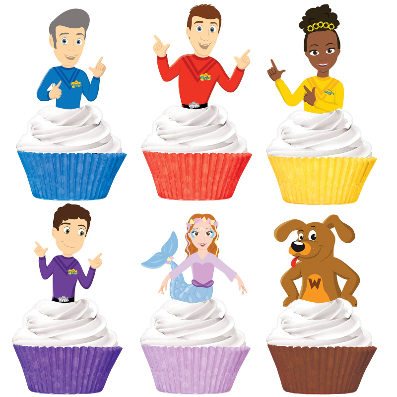 The Wiggles Party Cupcake & Picks Set : Amscan Asia Pacific