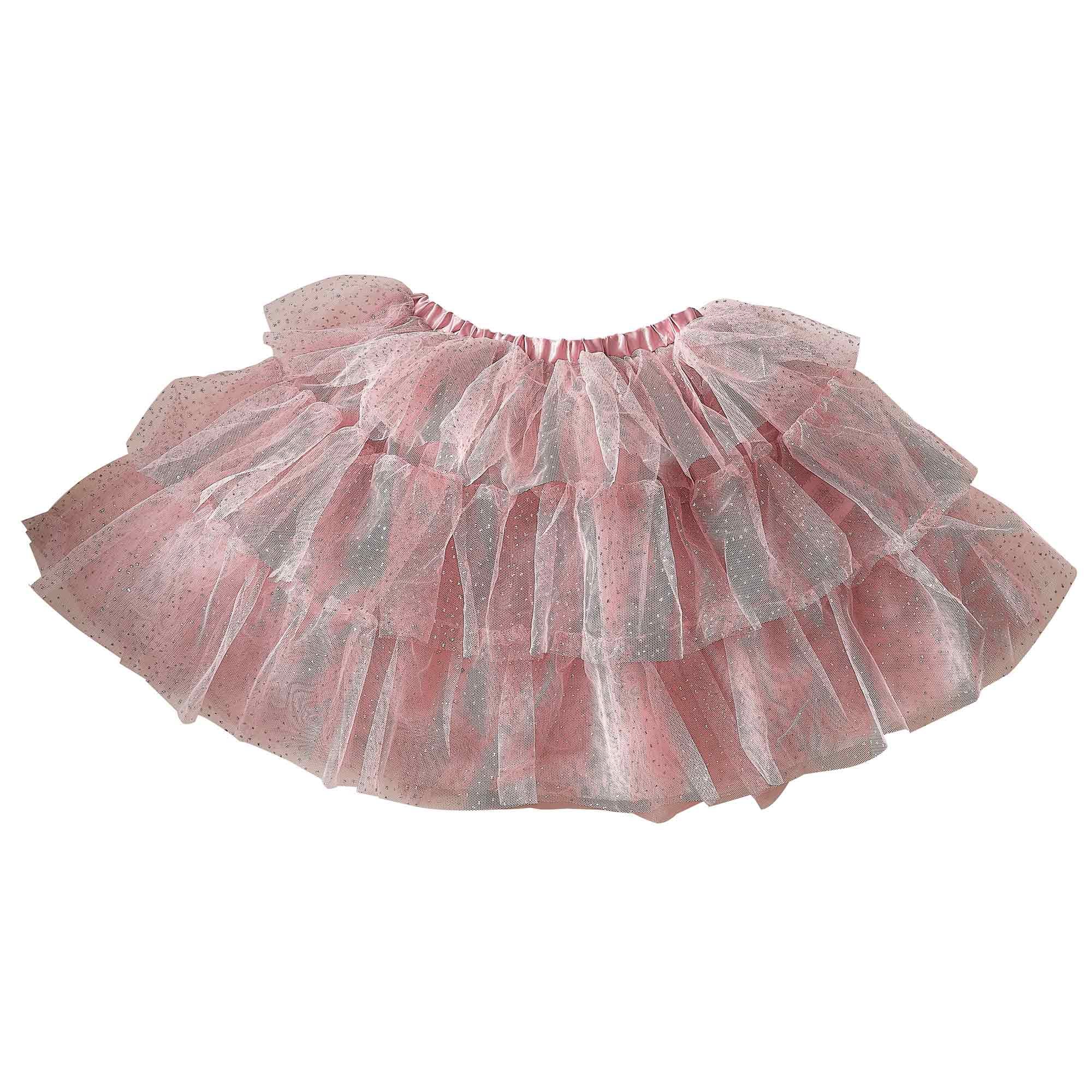 Fancy Dress Pink & Silver Sparkle Fairy Princess Tutu 3-5 Years Costume