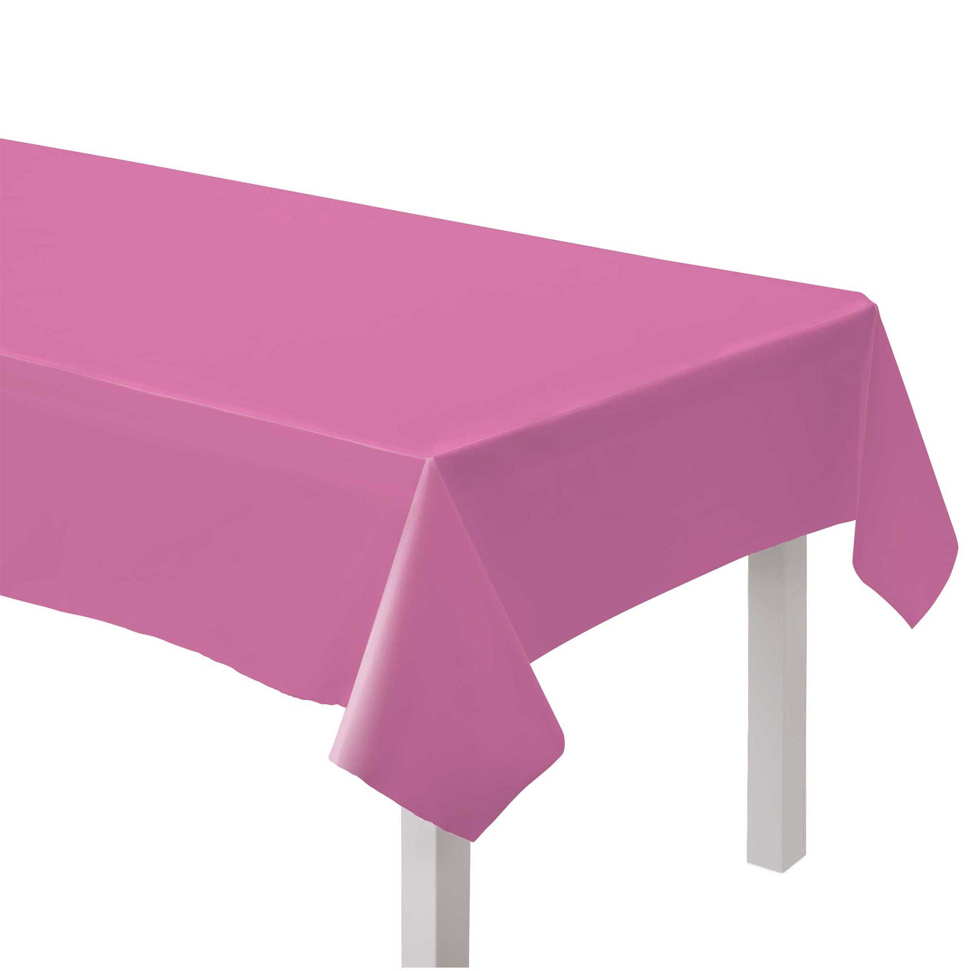 Paper Tablecover Bright Pink 137cm x 274cm