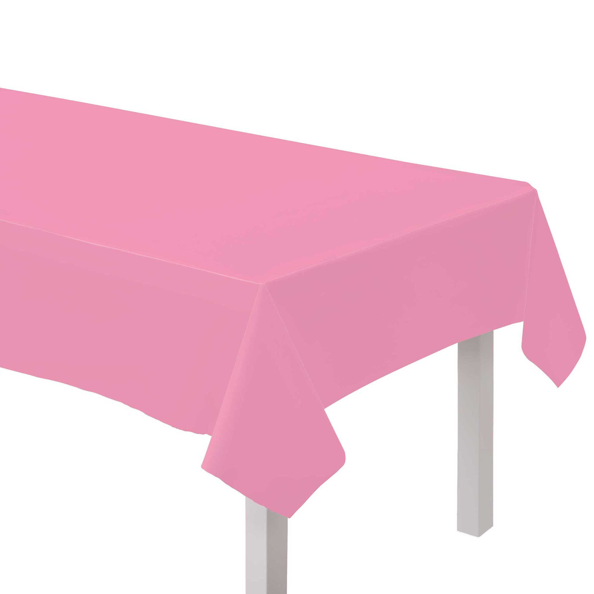 Paper Tablecover New Pink 137cm x 274cm