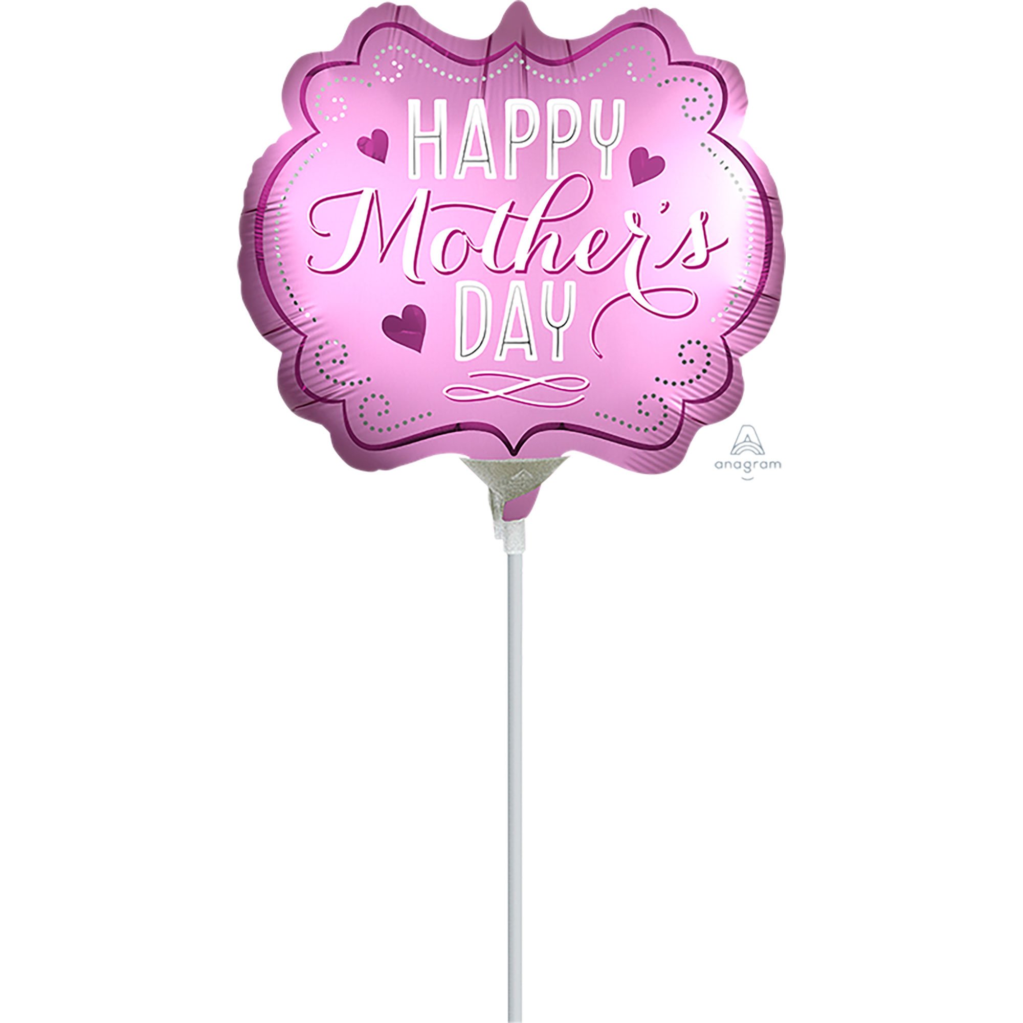 Mini Shape Inflated Happy Mother's Day Satin Infused Marquee A30