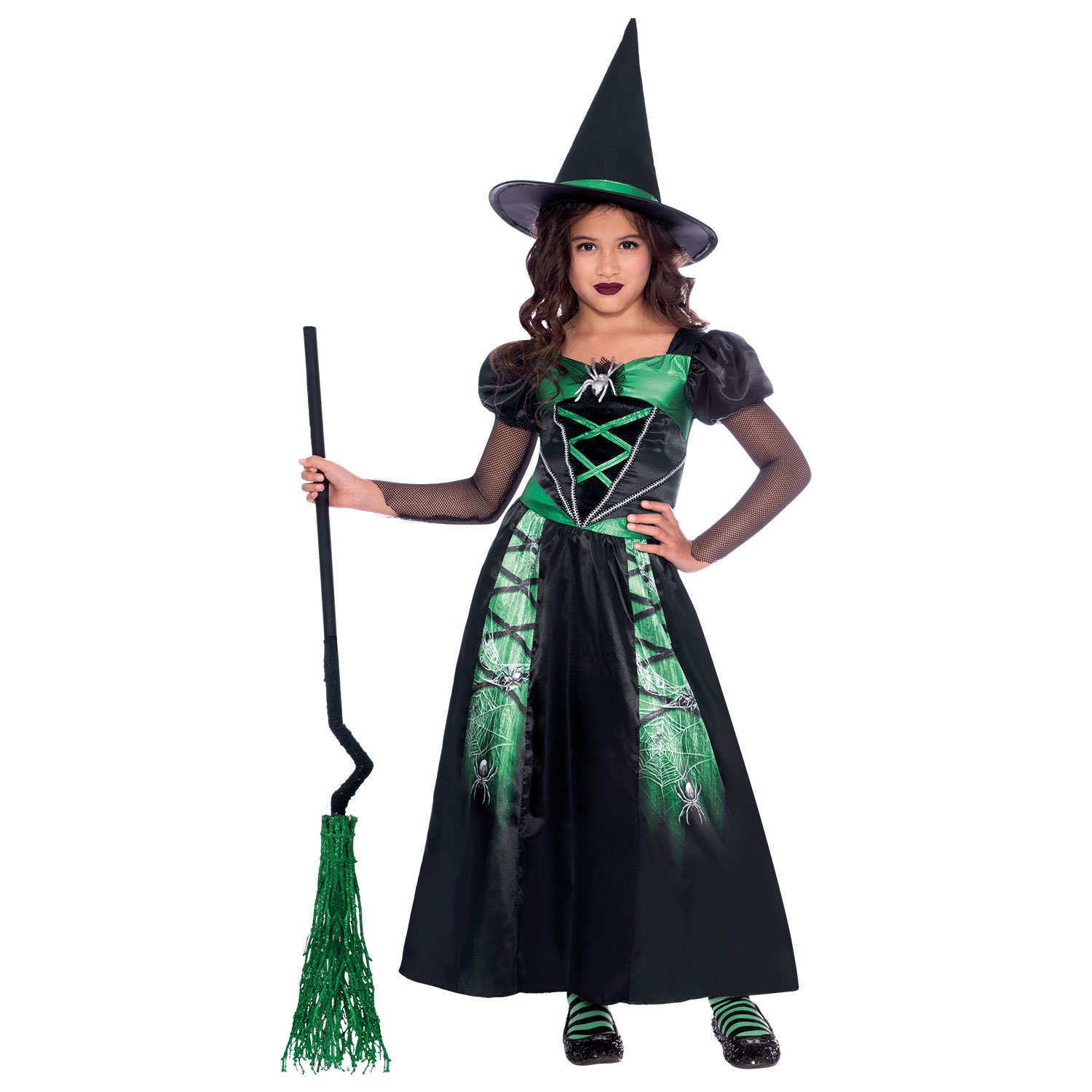 Costume Spider Witch Girls 3-4 Years