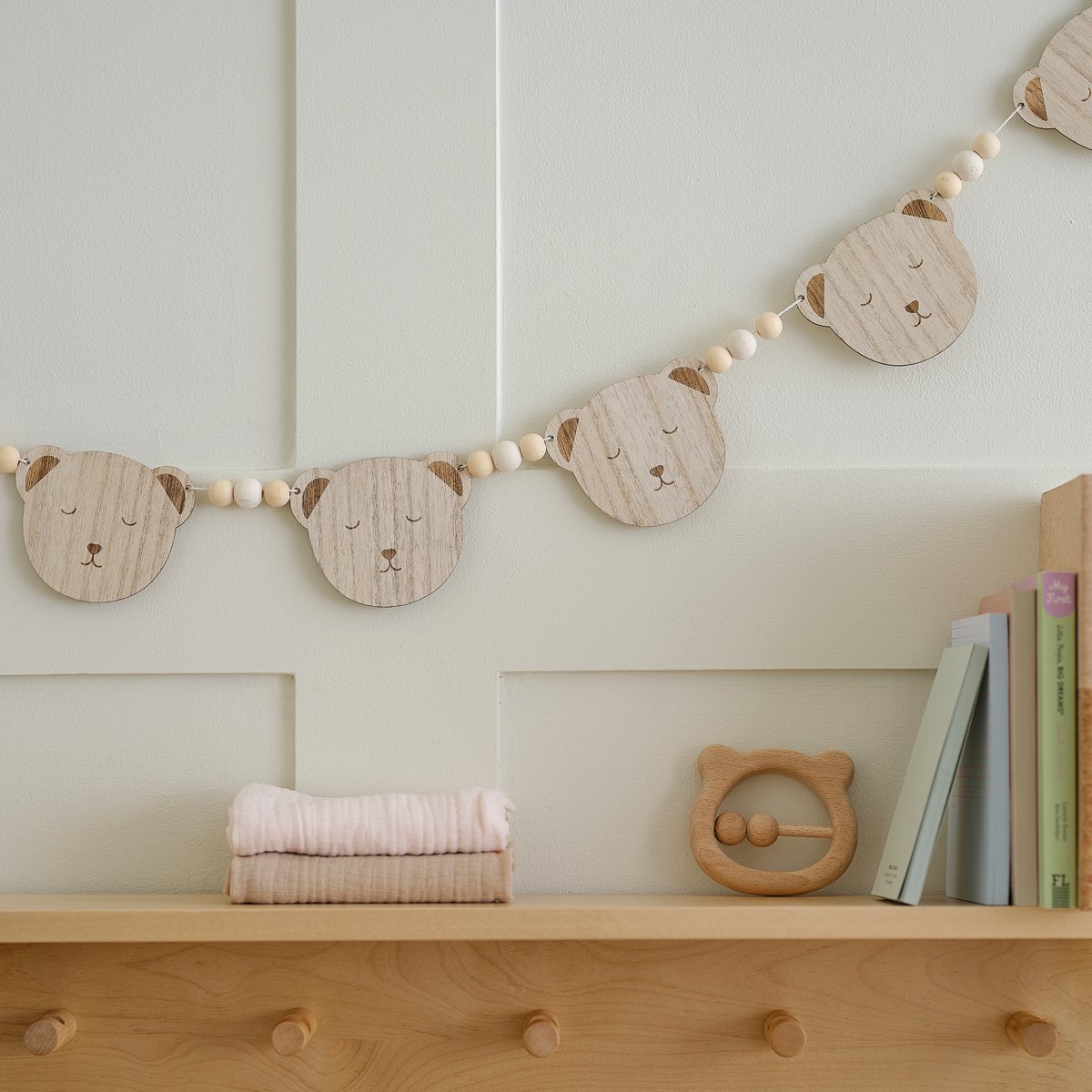 Teddy Bear Wooden Bunting
