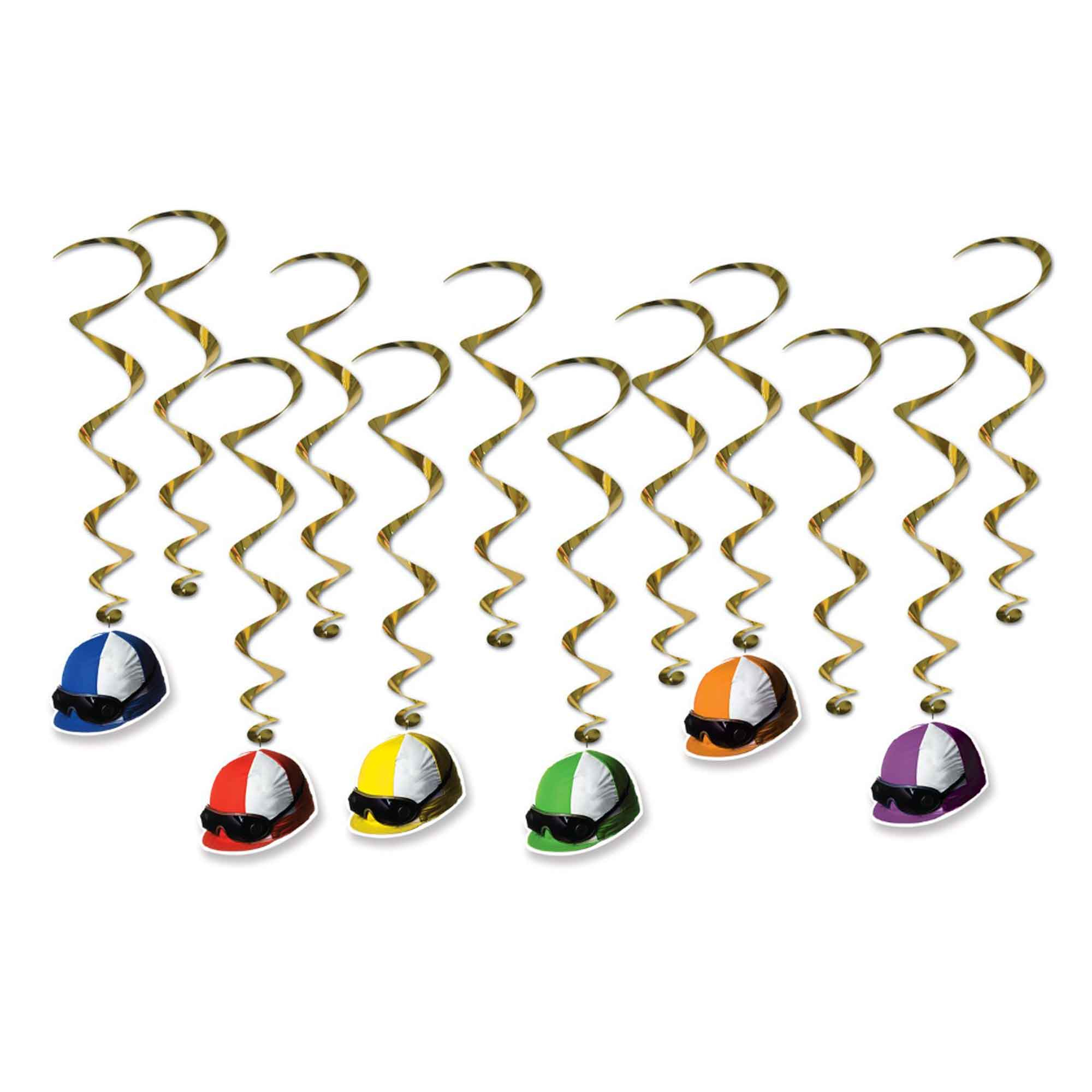 Beistle Jockey Helmet Whirls