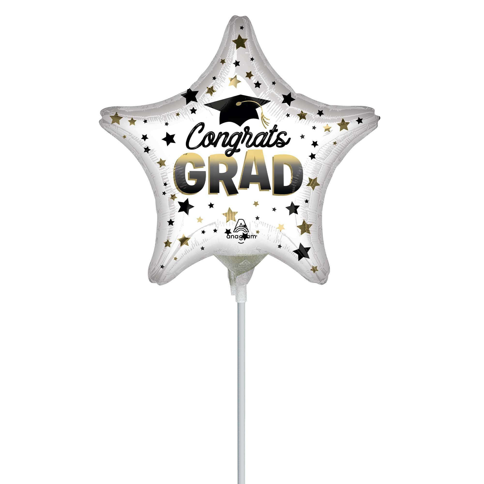 22cm Inflated Congrats Grad Diffused Ombre A15